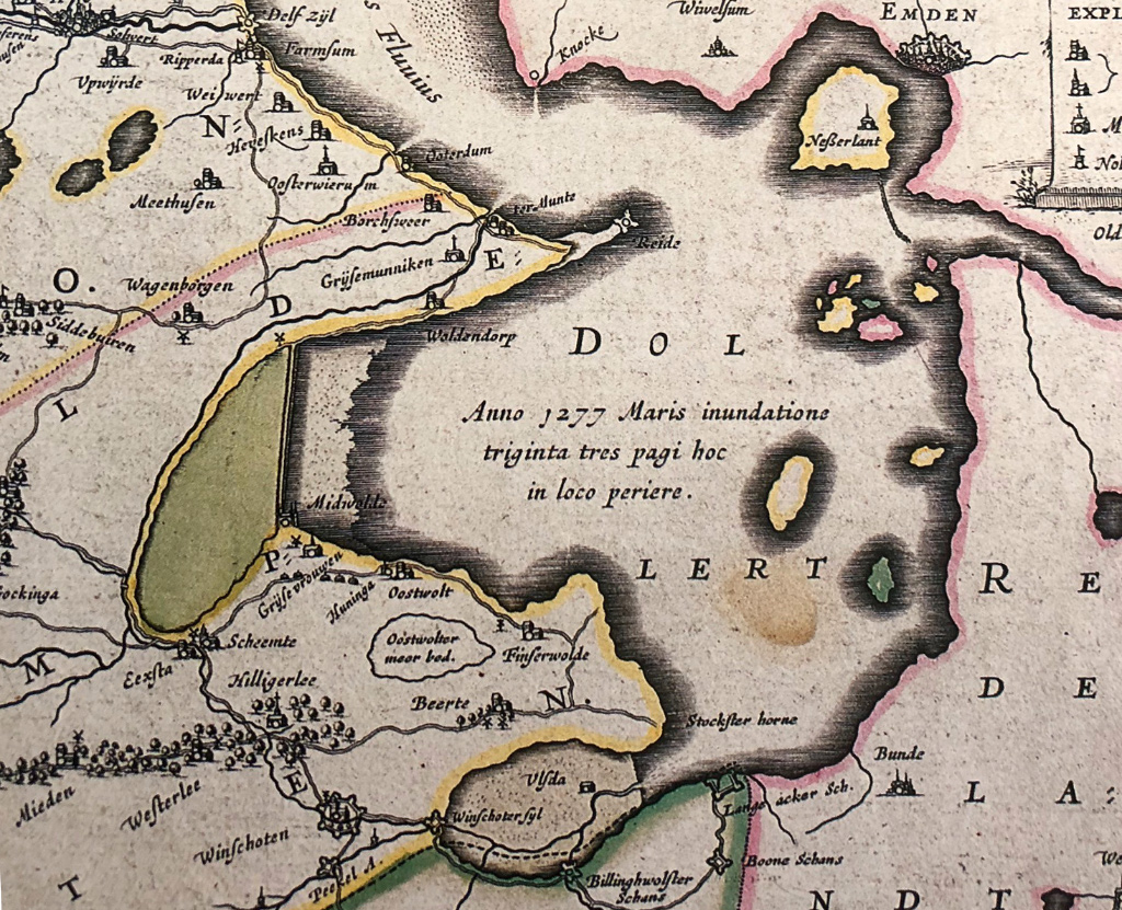 Historische kaart van het Eiland van Ulsda