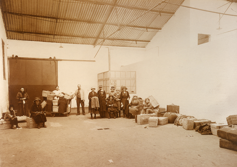 Het bagage wachtlokaal in het Red Star Line gebouw